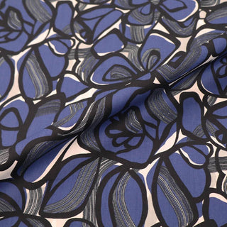 Dressmaking Floral Cotton Lawn Laura Ashley LA - Jane - Navy