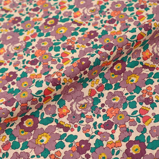 Dressmaking Floral Cotton Lawn Laura Ashley LA - Petal - Purple