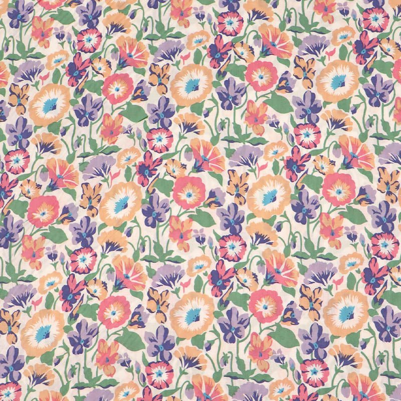 Dressmaking Floral Cotton Lawn - Pansy – Laura Ashley