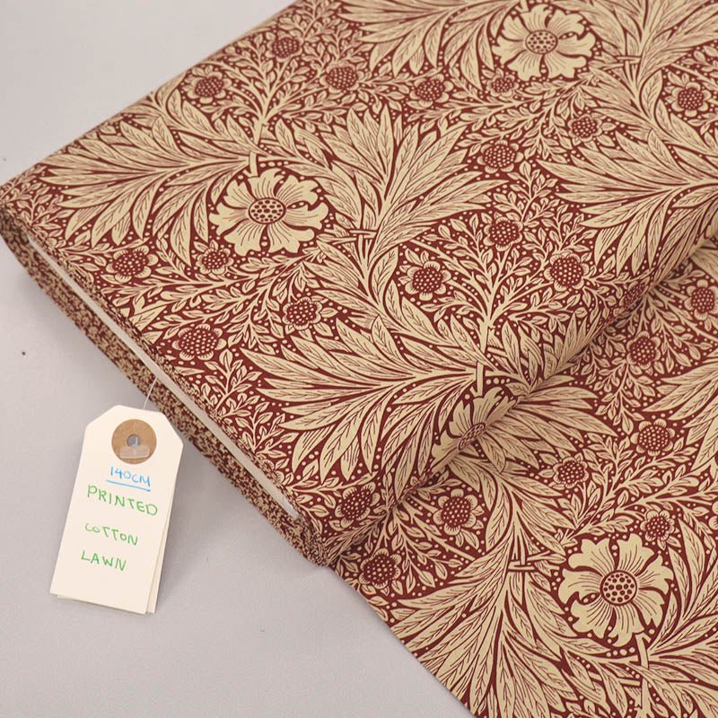 Dressmaking Floral Cotton Lawn - Red - Felix – Laura Ashley LA
