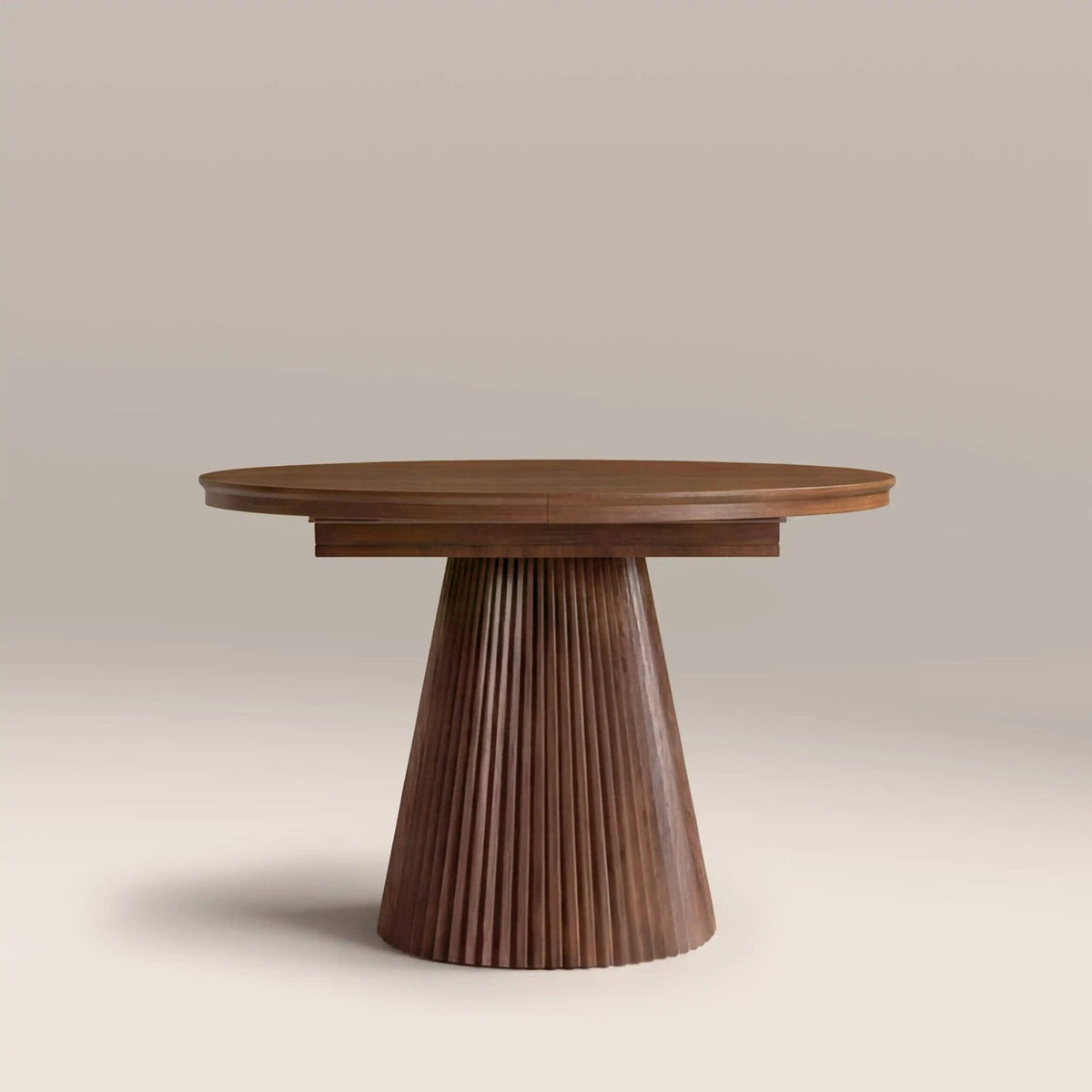 Eliza 4-6 Seat Round Wooden Laura Ashley Extendable Dining Table | Walnut