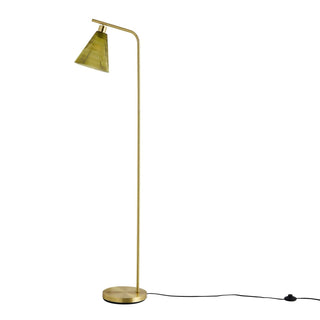 Ella Glass Conical Striped Floor Lamp - Green – Feather & Black