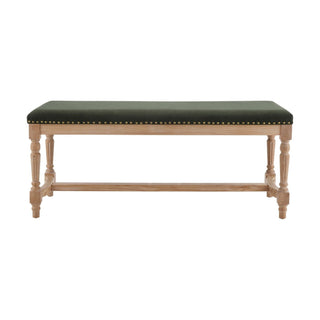 Emley Bench - Dark Olive – Black & Feather
