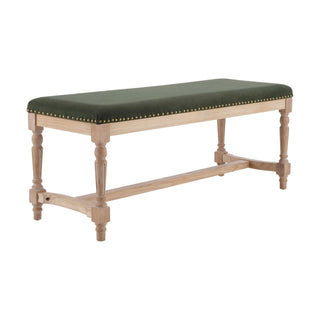 Emley Bench - Dark Olive – Black & Feather
