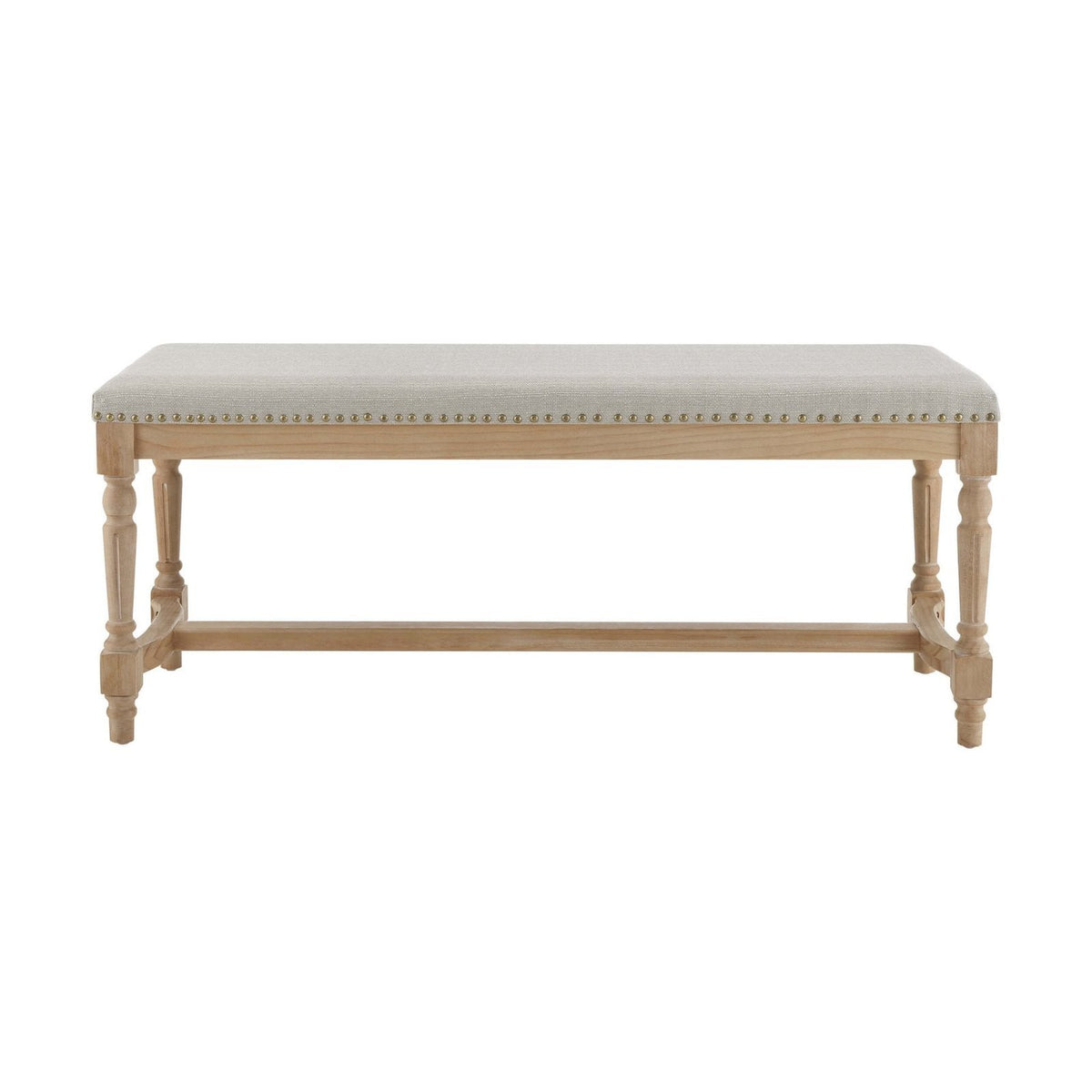 Emley Bench - Stone Grey – Black & Feather