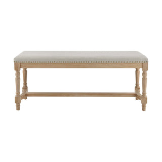 Emley Bench - Stone Grey – Black & Feather