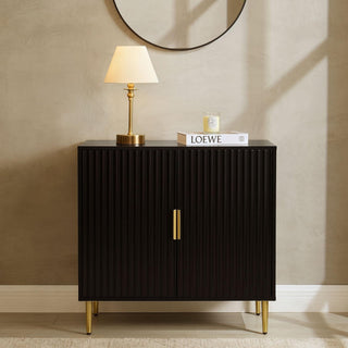 Evie Small Sideboard - Black – Black & Feather