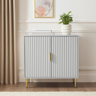 Evie Small Sideboard - Grey – Feather & Black