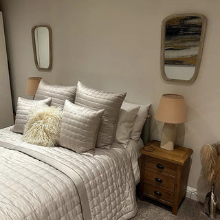 Farleigh Small Whitewash Wooden Mirror – Laura Ashley UK