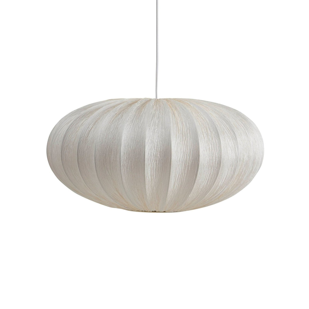 Feather & Black Akari Origami Easy-Fit Ceiling Light Shade - White