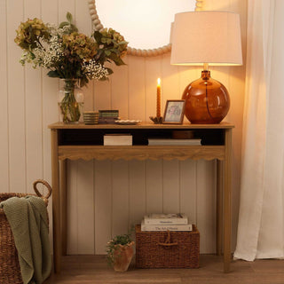 Feather & Black Betty Dressing Table - Light Wood