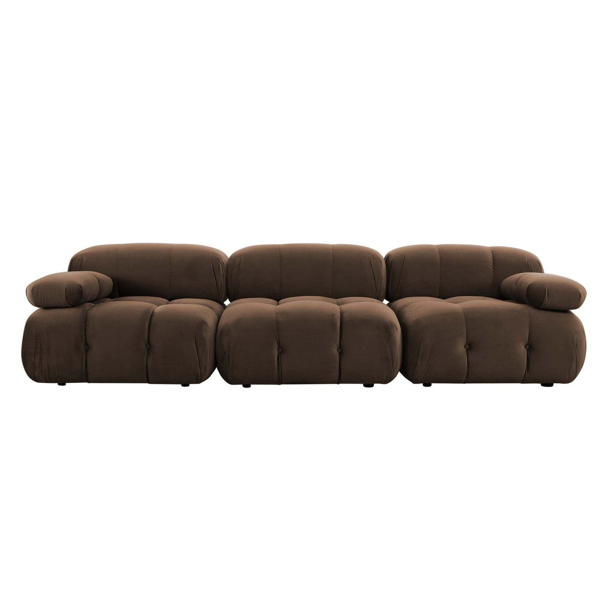 Feather & Black Bondi 3 Seater Sofa - Cappuccino