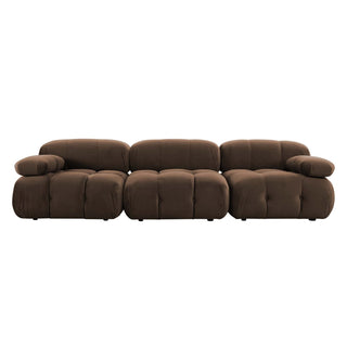 Feather & Black Bondi 3 Seater Sofa - Cappuccino