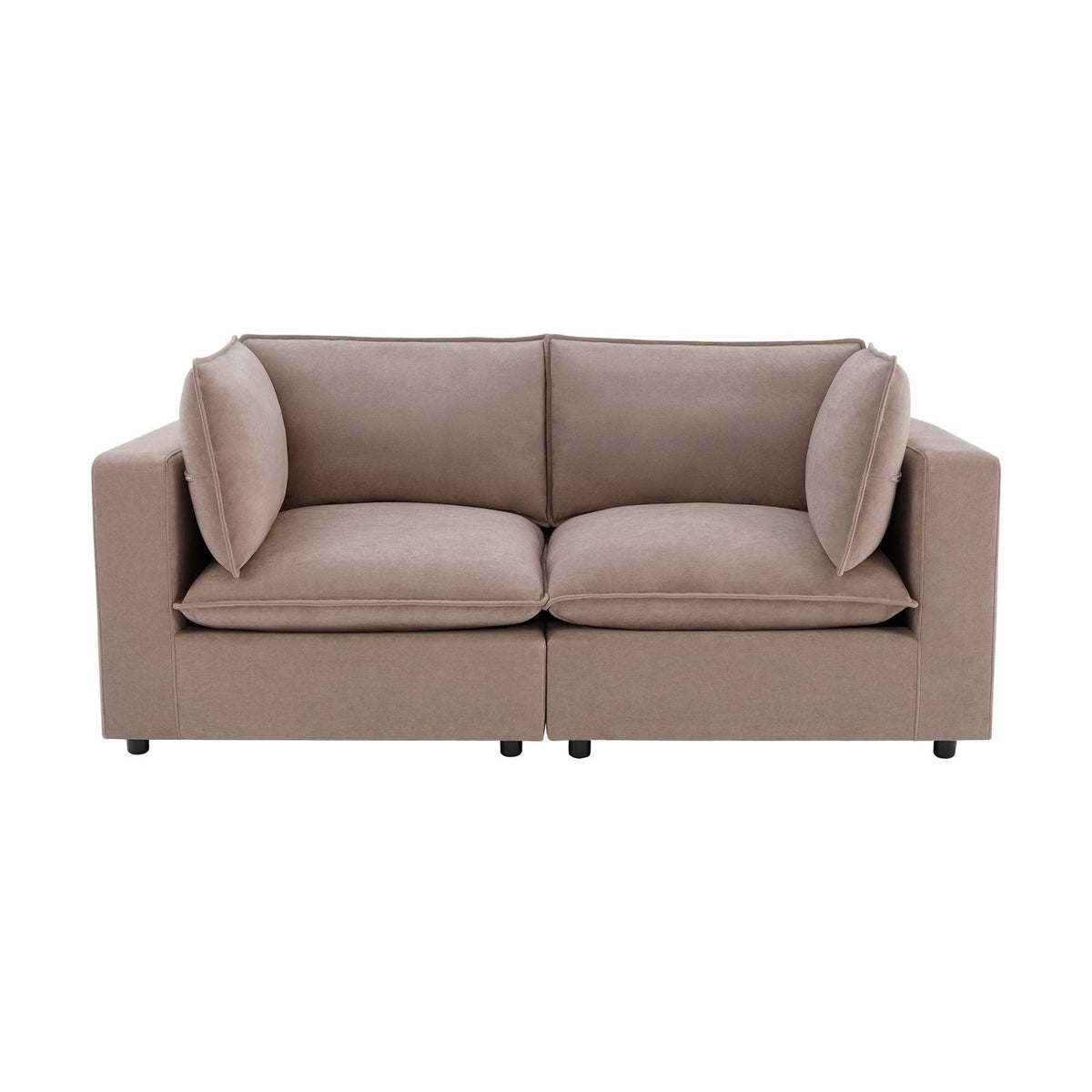 Feather & Black Boston 2 Seater Sofa - Sand