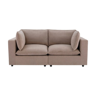 Feather & Black Boston 2 Seater Sofa - Sand