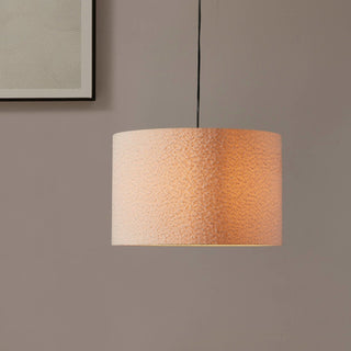 Feather & Black Boucle Ceiling Shade - Ecru