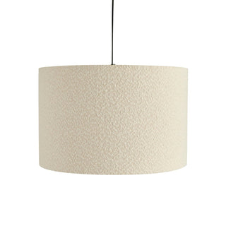 Feather & Black Boucle Ceiling Shade - Ecru