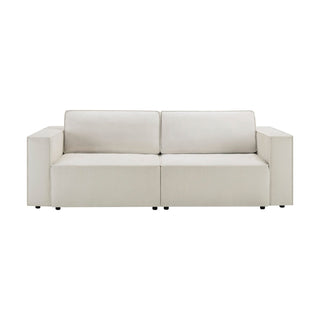 Feather & Black Brooklyn Sofa Bed - Ivory