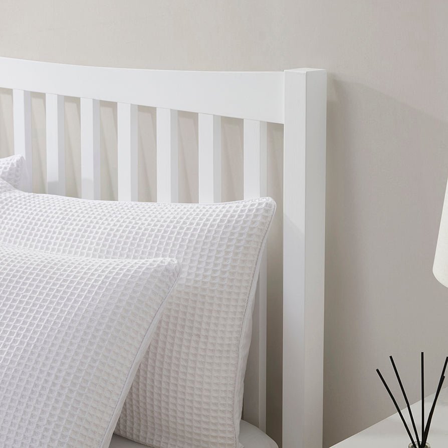 Feather & Black Dartmouth Bed Frame - White