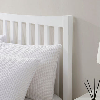 Feather & Black Dartmouth Bed Frame - White