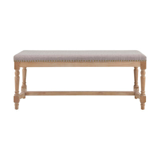Feather & Black Emley Bench - Natural Chevron