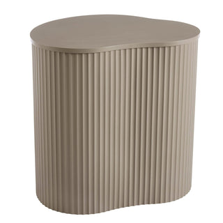 Feather & Black Evie Irregular Side Table - Taupe
