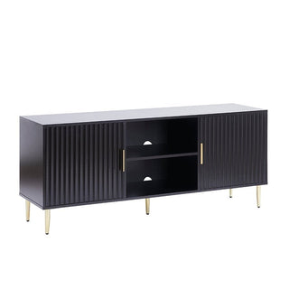 Feather & Black Evie TV Unit for TVs up to 65" - Black
