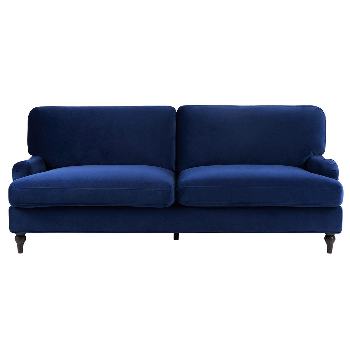 Feather & Black Hampshire 3 Seater Sofa - Royal Blue