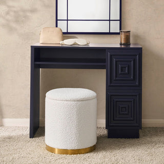 Feather & Black Harlow Dressing Table - Midnight