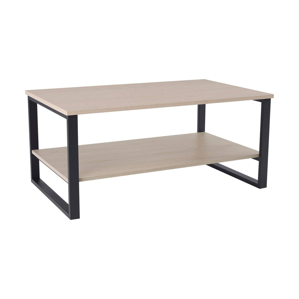 Feather & Black Harper Coffee Table - Natural/Black