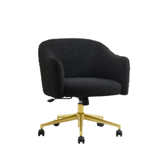Feather & Black Harriet Boucle Chair - Black