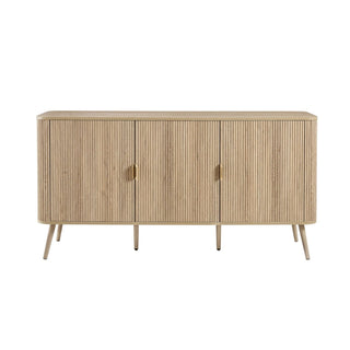 Feather & Black Hattie 3 Door Sideboard - Light Wood