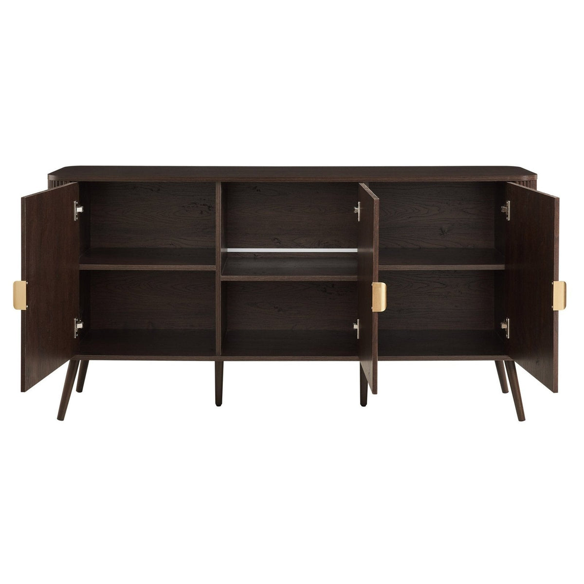 Feather & Black Hattie 3 Door Sideboard - Walnut