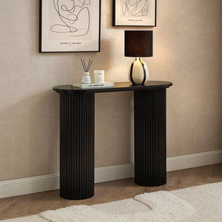 Feather & Black Hattie Console Table - Black