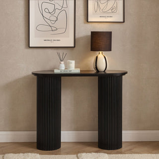 Feather & Black Hattie Console Table - Black