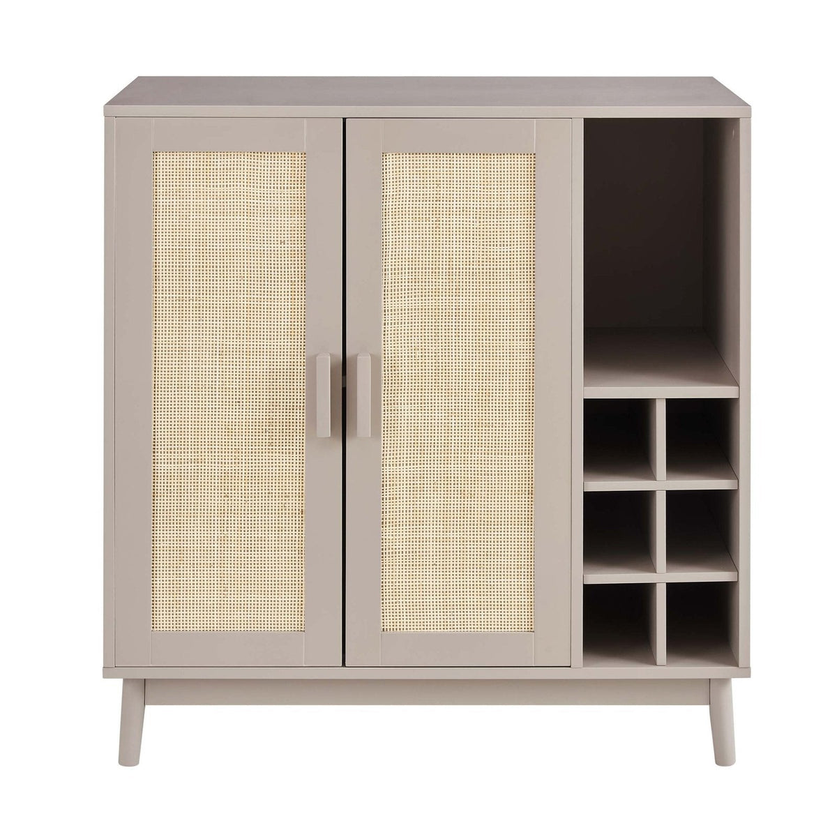 Feather & Black Isla Drinks Cabinet - Taupe