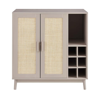 Feather & Black Isla Drinks Cabinet - Taupe