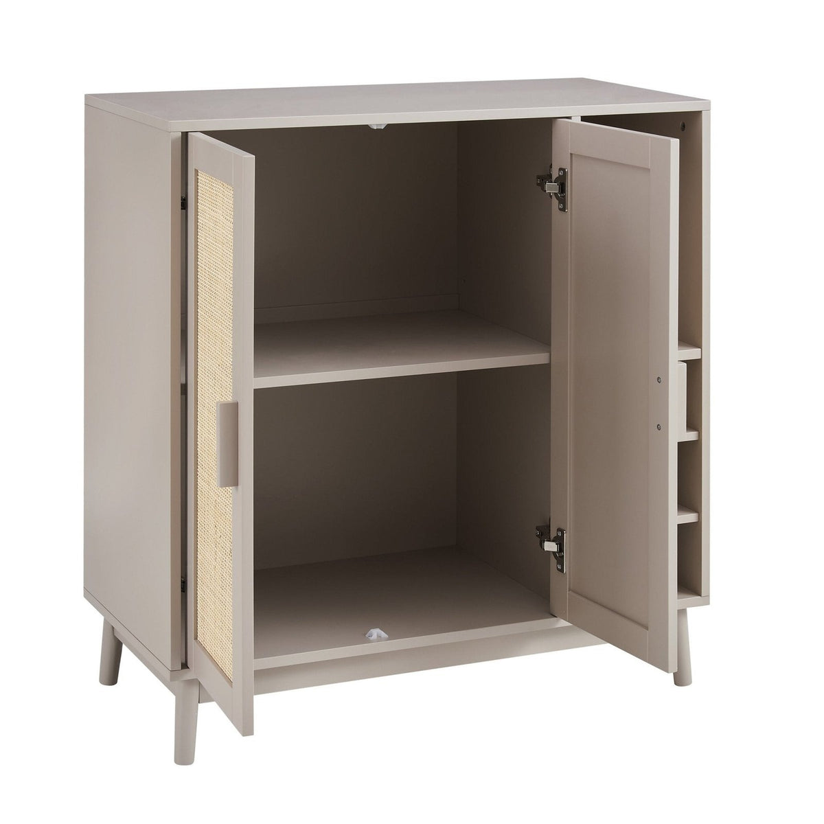 Feather & Black Isla Drinks Cabinet - Taupe