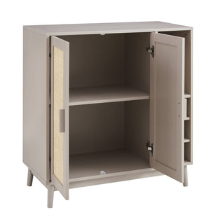 Feather & Black Isla Drinks Cabinet - Taupe