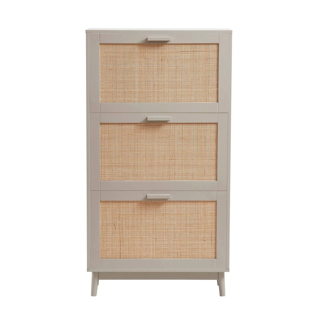 Feather & Black Isla Shoe Cabinet - Taupe