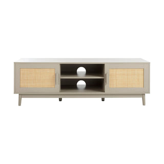 Feather & Black Isla TV Unit for TVs up to 60"- Taupe