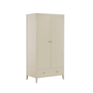 Feather & Black Poppy 2 Door Wardrobe with Drawer - Cream
