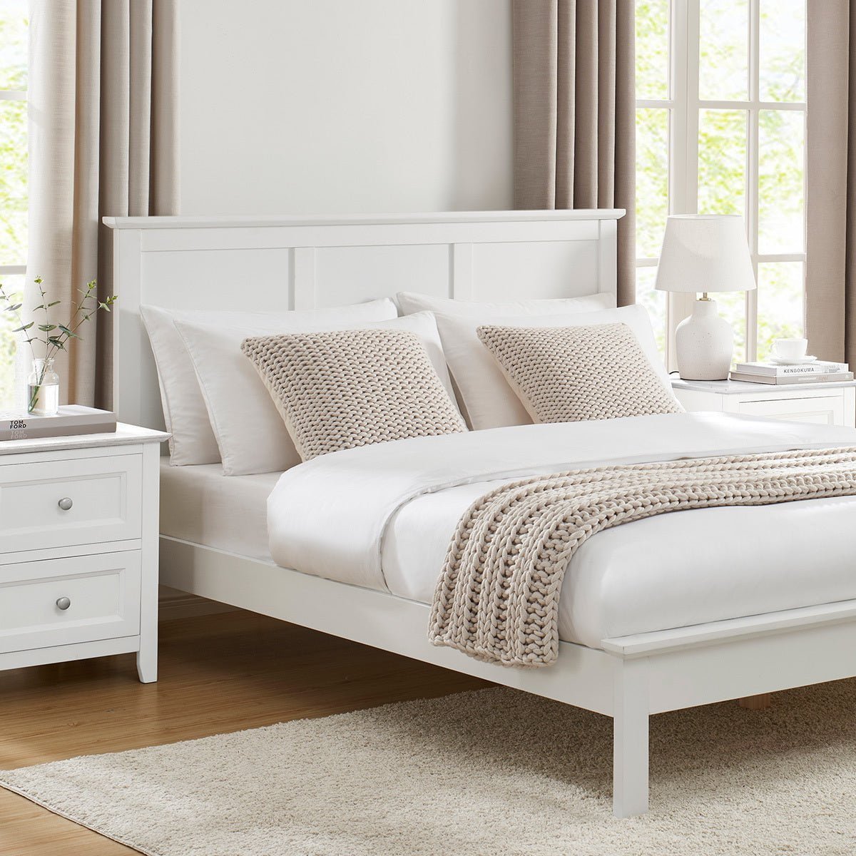 Feather & Black Salcombe Bed Frame - White