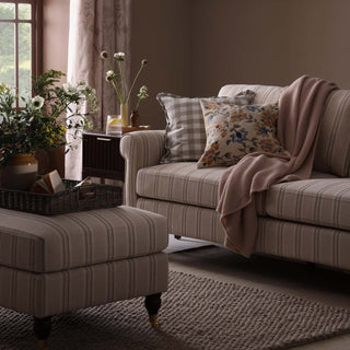Feather & Black Sicily 2 Seater Sofa - Stripe