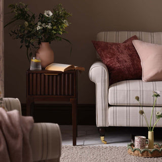 Feather & Black Sicily 2 Seater Sofa - Stripe