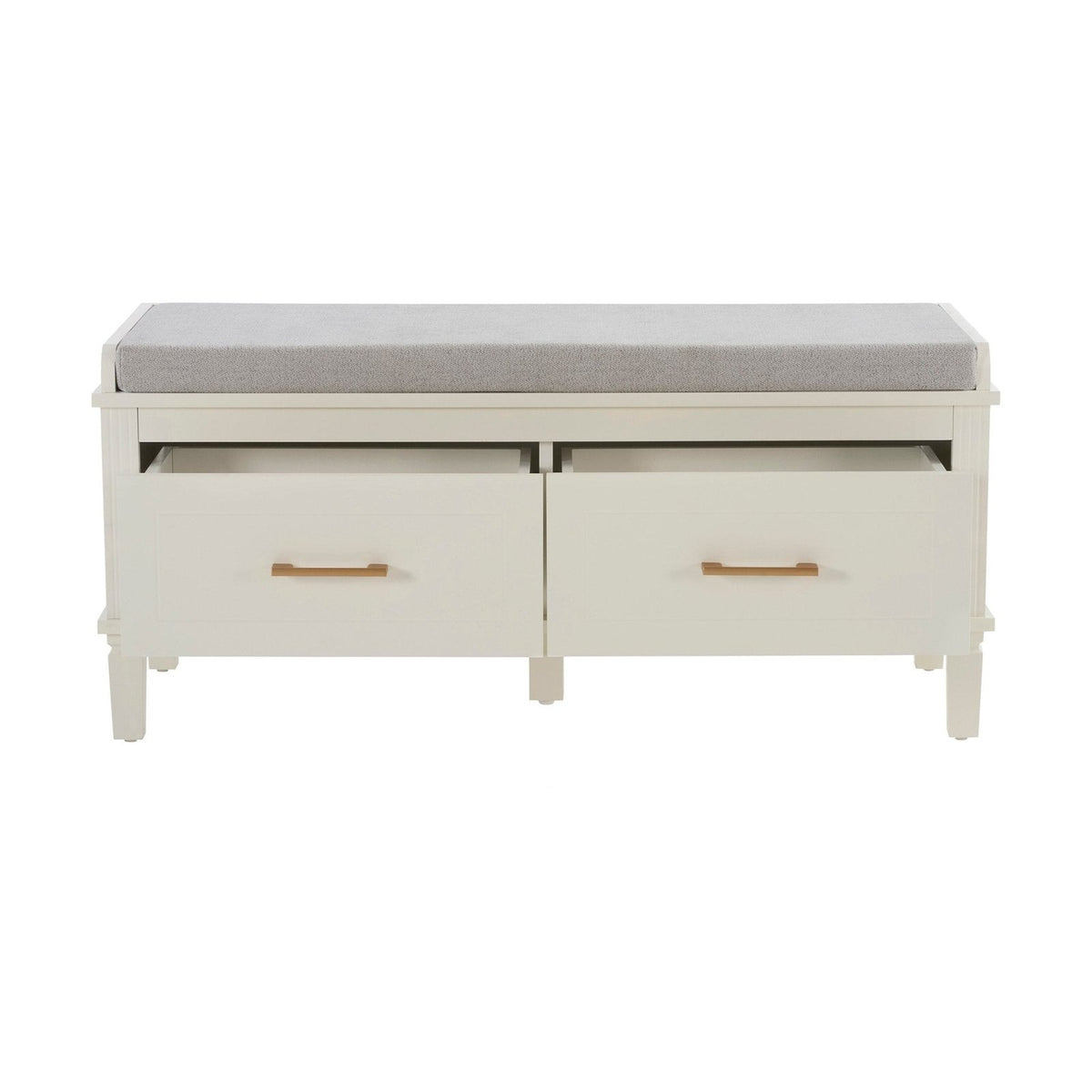 Feather & Black Sienna Storage Cupboard with Seat - Natural