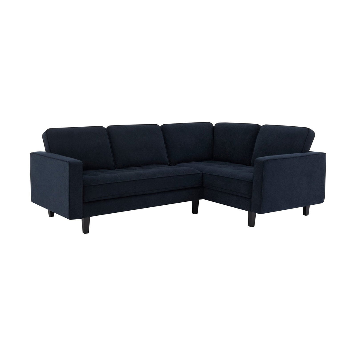 Feather & Black Sloane Right Hand Corner Sofa - Midnight