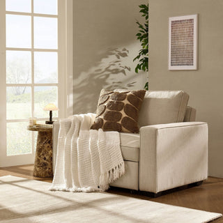 Feather & Black Soho Chair Bed - Beige