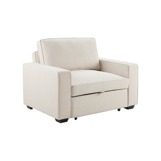 Feather & Black Soho Chair Bed - Beige