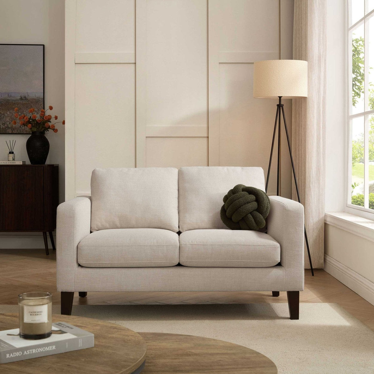 Feather & Black Soho Small 2 Seater Sofa - Beige